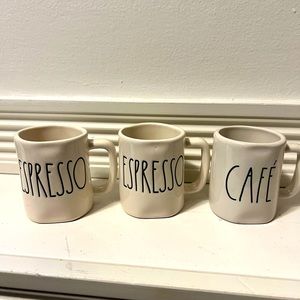 Rae Dunn espresso cups
